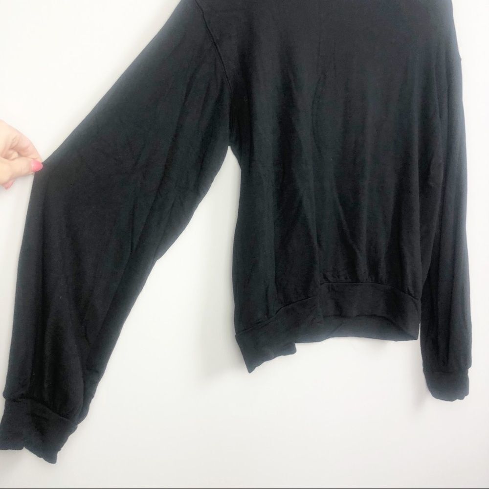 DOUBLE ZERO | Blouson Lightweight Sweatshirt Black - image 6